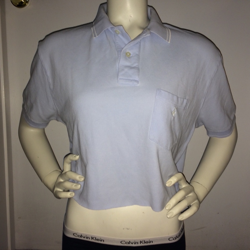 *SOLD* Vintage Polo Ralph Lauren crop top shirt